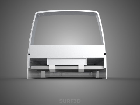 BODY BED ONLY FLATBED TOW TRUCK TOWING TOWTRUCK PICK UP VEHICLE 3D 모델