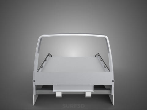 BODY BED ONLY FLATBED TOW TRUCK TOWING TOWTRUCK PICK UP VEHICLE 3D 모델