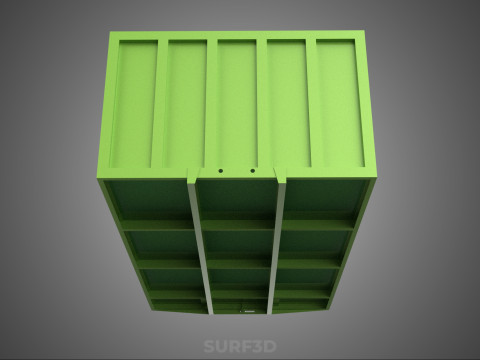 TRUCK BED DUMP BODY BOX CONTAINER BIN CARGO VEHICLE PICKUP CAR 3D 模型