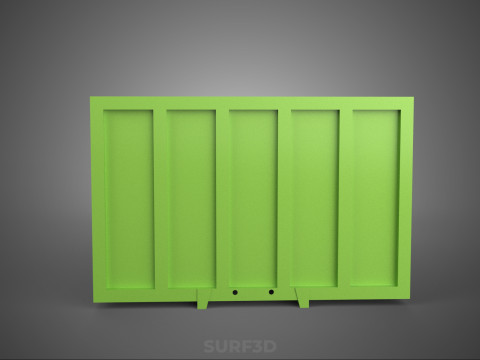 TRUCK BED DUMP BODY BOX CONTAINER BIN CARGO VEHICLE PICKUP CAR 3D 模型