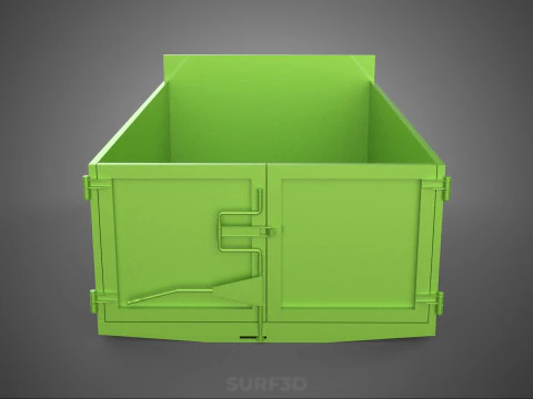 ГРУЗОВИК КРОВАТЬ САМОСВАЛЬНЫЙ КУЗОВ КУЗОВ КОНТЕЙНЕР БУНКЕР ГРУЗОВОЙ АВТОМОБИЛЬ ПИКАП АВТОМОБИЛЬ 3D Модель