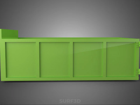 ГРУЗОВИК КРОВАТЬ САМОСВАЛЬНЫЙ КУЗОВ КУЗОВ КОНТЕЙНЕР БУНКЕР ГРУЗОВОЙ АВТОМОБИЛЬ ПИКАП АВТОМОБИЛЬ 3D Модель