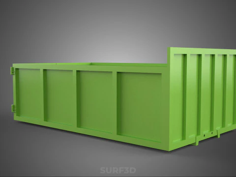 ГРУЗОВИК КРОВАТЬ САМОСВАЛЬНЫЙ КУЗОВ КУЗОВ КОНТЕЙНЕР БУНКЕР ГРУЗОВОЙ АВТОМОБИЛЬ ПИКАП АВТОМОБИЛЬ 3D Модель