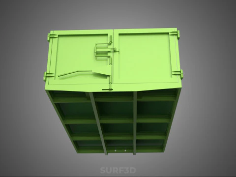 ГРУЗОВИК КРОВАТЬ САМОСВАЛЬНЫЙ КУЗОВ КУЗОВ КОНТЕЙНЕР БУНКЕР ГРУЗОВОЙ АВТОМОБИЛЬ ПИКАП АВТОМОБИЛЬ 3D Модель