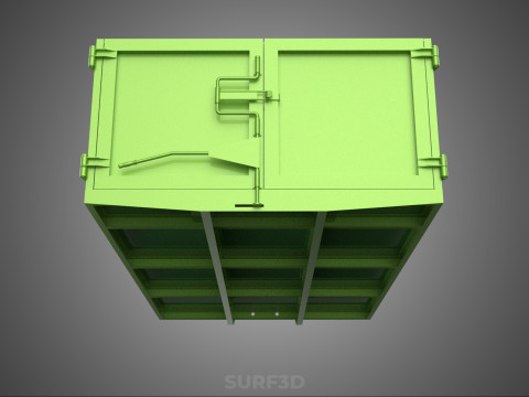 TRUCK BED DUMP BODY BOX CONTAINER BIN CARGO VEHICLE PICKUP CAR 3D 模型
