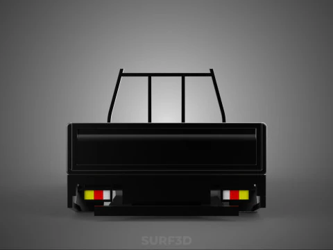 PICKUP TRUCK BED FLATBED CARGO TRAY PICK UP FLAT DECK BAKKIE UTE 3D Model