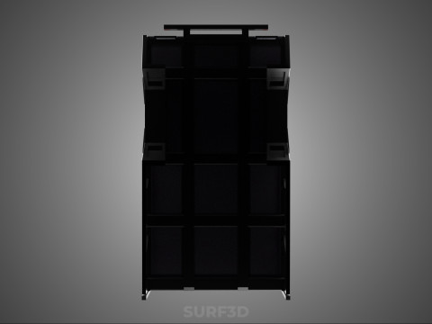 ANIMAL ENCLOSURE CAGE LIVESTOCK CATTLE COW PICKUP CAR TRUCK PEN 3D Model