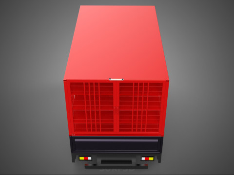 POULTRY CHICKENS CARRIER RACK FENCE CAGE CARGO TRUCK PICKUP CAR 3D Model