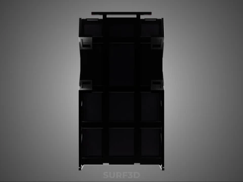 TRAY UTE PICKUP CAGE FLATBED TRUCK CARGO WAGON VAN LORRY BAKKIE 3D Model
