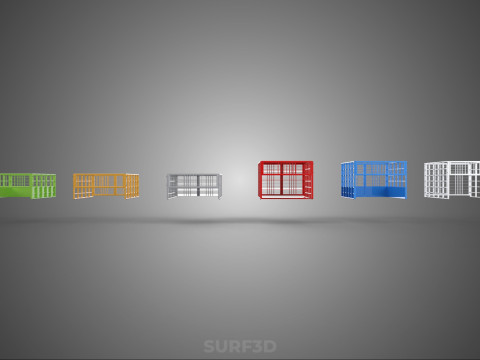 ALL TYPE UTILITY CAGE TRAY SUV UTE PICKUP TRUCK CAR LORRY VAN Model 3D