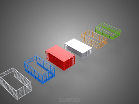 ALL TYPE UTILITY CAGE TRAY SUV UTE PICKUP TRUCK CAR LORRY VAN Model 3D
