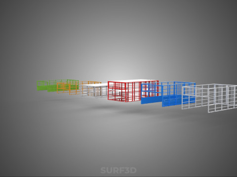 ALL TYPE UTILITY CAGE TRAY SUV UTE PICKUP TRUCK CAR LORRY VAN Model 3D