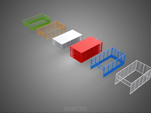 ALL TYPE UTILITY CAGE TRAY SUV UTE PICKUP TRUCK CAR LORRY VAN Model 3D