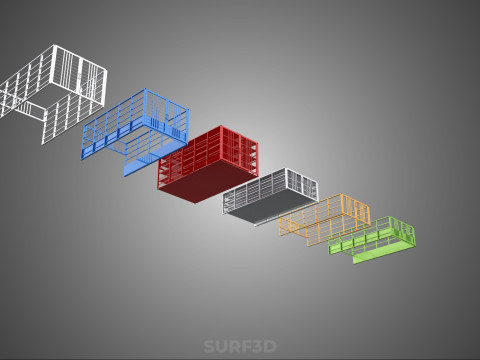 ALL TYPE UTILITY CAGE TRAY SUV UTE PICKUP TRUCK CAR LORRY VAN Model 3D