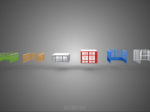 ALL TYPE UTILITY CAGE TRAY SUV UTE PICKUP TRUCK CAR LORRY VAN Model 3D