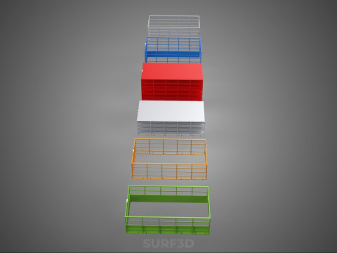 ALL TYPE UTILITY CAGE TRAY SUV UTE PICKUP TRUCK CAR LORRY VAN Model 3D