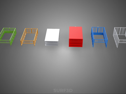 ALL TYPE UTILITY CAGE TRAY SUV UTE PICKUP TRUCK CAR LORRY VAN Model 3D