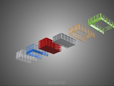 ALL TYPE UTILITY CAGE TRAY SUV UTE PICKUP TRUCK CAR LORRY VAN Model 3D