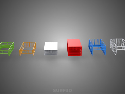 ALL TYPE UTILITY CAGE TRAY SUV UTE PICKUP TRUCK CAR LORRY VAN Model 3D