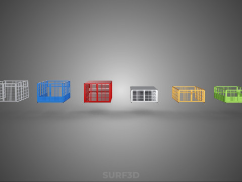 ALL TYPE UTILITY CAGE TRAY SUV UTE PICKUP TRUCK CAR LORRY VAN Model 3D