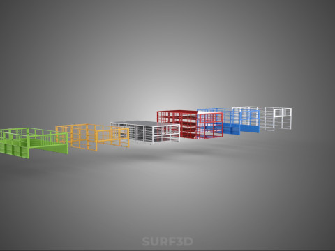 ALL TYPE UTILITY CAGE TRAY SUV UTE PICKUP TRUCK CAR LORRY VAN Model 3D