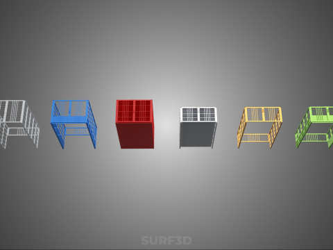 ALL TYPE UTILITY CAGE TRAY SUV UTE PICKUP TRUCK CAR LORRY VAN Model 3D