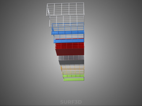 ALL TYPE UTILITY CAGE TRAY SUV UTE PICKUP TRUCK CAR LORRY VAN Model 3D