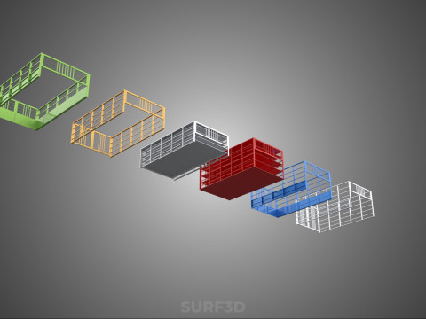 ALL TYPE UTILITY CAGE TRAY SUV UTE PICKUP TRUCK CAR LORRY VAN Model 3D