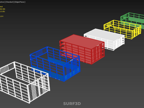 ALL TYPE UTILITY CAGE TRAY SUV UTE PICKUP TRUCK CAR LORRY VAN Model 3D