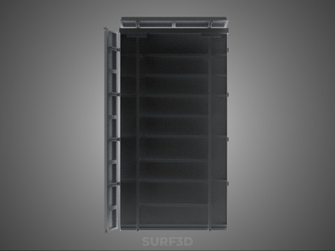 FLAT BED DECK DROP SIDE LOAD BODY GATE DOOR PICKUP TRUCK CAR BOX 3D Модель