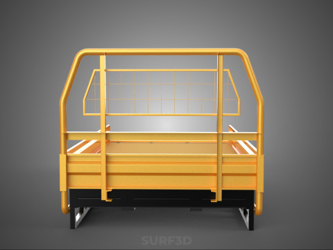 HECKKLAPPE DROP SIDE LOAD BED Karosserie HECKKLAPPE TÜR PICKUP TRUCK AUTO 3D Modell