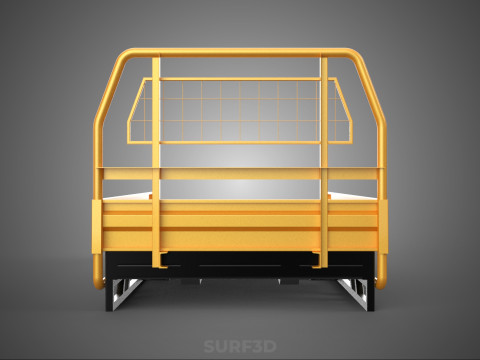 HECKKLAPPE DROP SIDE LOAD BED Karosserie HECKKLAPPE TÜR PICKUP TRUCK AUTO 3D Modell