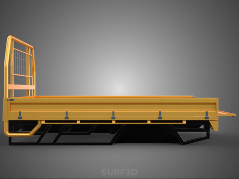 HECKKLAPPE DROP SIDE LOAD BED Karosserie HECKKLAPPE TÜR PICKUP TRUCK AUTO 3D Modell