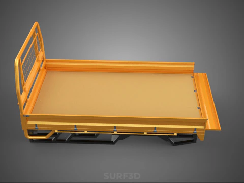 TAILGATE DROP SIDE LOAD BED BODY REAR GATE DOOR PICKUP TRUCK CAR 3D Model