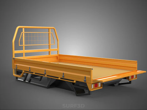 TAILGATE DROP SIDE LOAD BED BODY REAR GATE DOOR PICKUP TRUCK CAR 3D Model