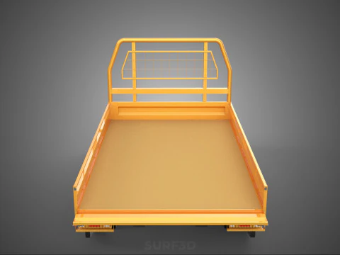 TAILGATE DROP SIDE LOAD BED BODY REAR GATE DOOR PICKUP TRUCK CAR 3D Model