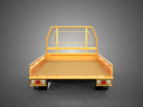 HECKKLAPPE DROP SIDE LOAD BED Karosserie HECKKLAPPE TÜR PICKUP TRUCK AUTO 3D Modell