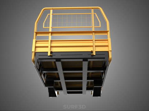 HECKKLAPPE DROP SIDE LOAD BED Karosserie HECKKLAPPE TÜR PICKUP TRUCK AUTO 3D Modell