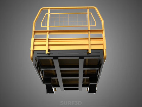 TAILGATE DROP SIDE LOAD BED BODY REAR GATE DOOR PICKUP TRUCK CAR 3D Model