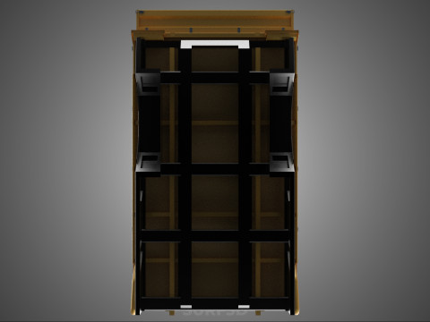 HECKKLAPPE DROP SIDE LOAD BED Karosserie HECKKLAPPE TÜR PICKUP TRUCK AUTO 3D Modell