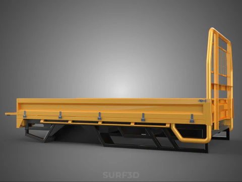 TAILGATE DROP SIDE LOAD BED BODY REAR GATE DOOR PICKUP TRUCK CAR 3D Model