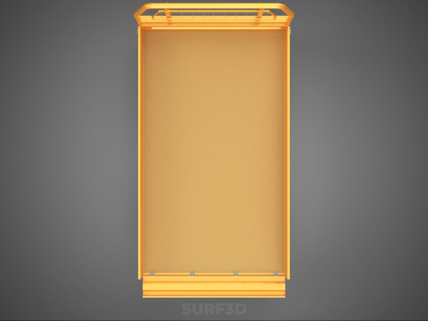 HECKKLAPPE DROP SIDE LOAD BED Karosserie HECKKLAPPE TÜR PICKUP TRUCK AUTO 3D Modell