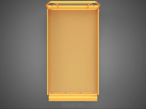 TAILGATE DROP SIDE LOAD BED BODY REAR GATE DOOR PICKUP TRUCK CAR 3D Model
