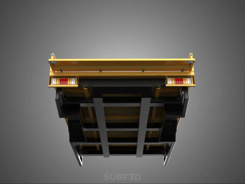 TAILGATE DROP SIDE LOAD BED BODY REAR GATE DOOR PICKUP TRUCK CAR 3D Model