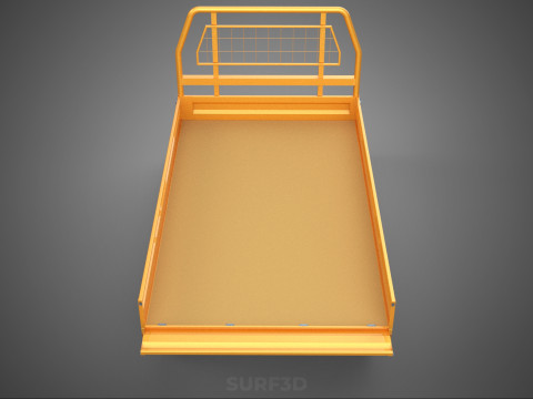 HECKKLAPPE DROP SIDE LOAD BED Karosserie HECKKLAPPE TÜR PICKUP TRUCK AUTO 3D Modell