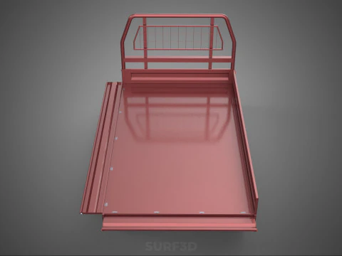 HEADBOARD TAILGATE DROP SIDE LOAD BED BODY DOOR PICKUP TRUCK CAR 3D Model