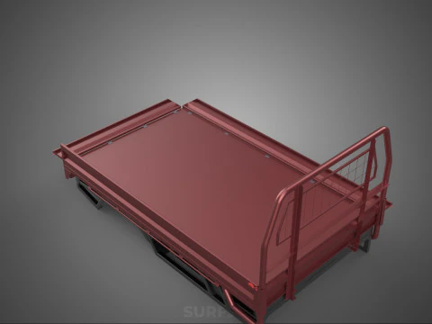 HEADBOARD TAILGATE DROP SIDE LOAD BED BODY DOOR PICKUP TRUCK CAR 3D Model