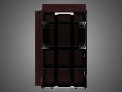 HEADBOARD TAILGATE DROP SIDE LOAD BED BODY DOOR PICKUP TRUCK CAR 3D 모델