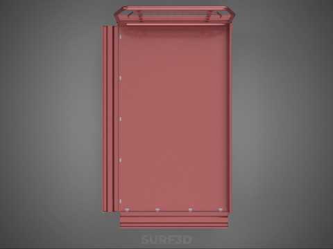 HEADBOARD TAILGATE DROP SIDE LOAD BED BODY DOOR PICKUP TRUCK CAR 3D 모델