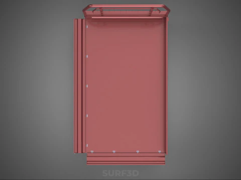 HEADBOARD TAILGATE DROP SIDE LOAD BED BODY DOOR PICKUP TRUCK CAR 3D Model